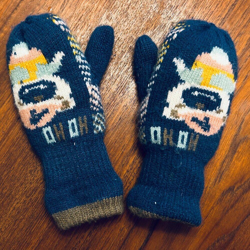 Kids Unisex Winter Mittens Soft and Warm with Thick Thermal Lining